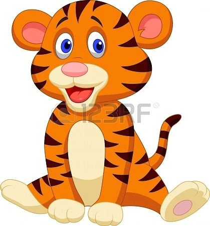 Drawing A Cartoon Tiger Cute Tiger Cartoon Cartoon Images to Paint Cute Tigers Cartoon