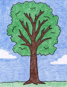 Drawing A Cartoon Tree 156 Best Drawing Trees Images In 2019 Drawing Trees Tree Drawings