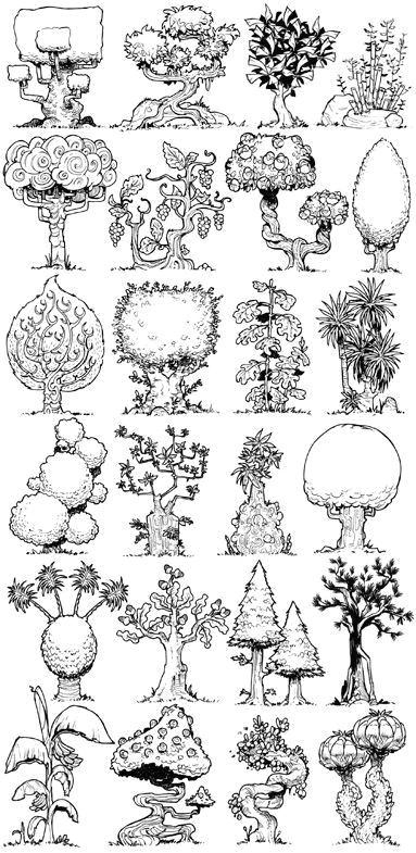 Drawing A Cartoon Tree F711f2e157e768aed6a618288a1bcda4 Whimsical Trees Art Drawings