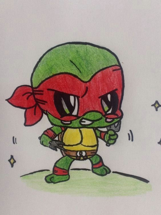 Drawing A Cartoon Turtle Tmnt Drawings Easy Google Search Drawings to Draw Pinterest