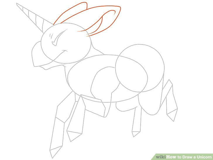 Drawing A Cartoon Unicorn 3 Ways to Draw A Unicorn Wikihow