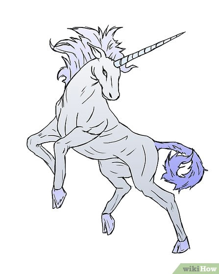Drawing A Cartoon Unicorn 3 Ways to Draw A Unicorn Wikihow
