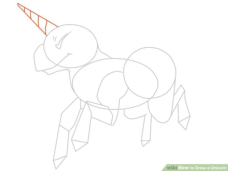 Drawing A Cartoon Unicorn Head 3 Ways to Draw A Unicorn Wikihow