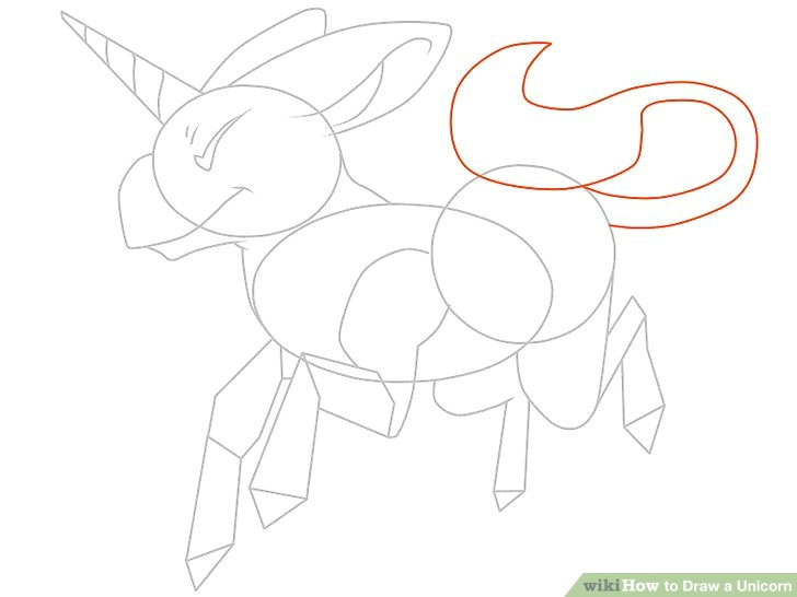 Drawing A Cartoon Unicorn Head 3 Ways to Draw A Unicorn Wikihow