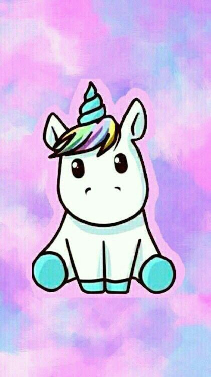 Drawing A Cartoon Unicorn Such A Cute Little Unicorn Unicorn Everything Pinterest