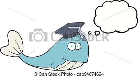 Drawing A Cartoon Whale Freehand Drawn thought Bubble Cartoon Whale Graduate