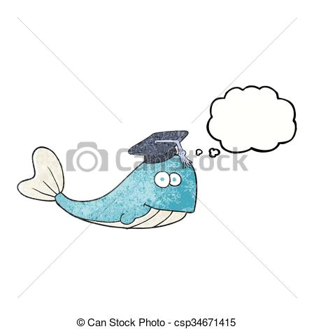 Drawing A Cartoon Whale Freehand Drawn thought Bubble Textured Cartoon Whale Graduate
