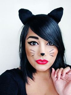 Drawing A Cat Face On Yourself 34 Best Cat Faces for Halloween Images Kitty Cat Makeup Artistic