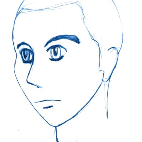 Drawing A Cat Face On Yourself How to Draw A Manga Head In Three Quarter View