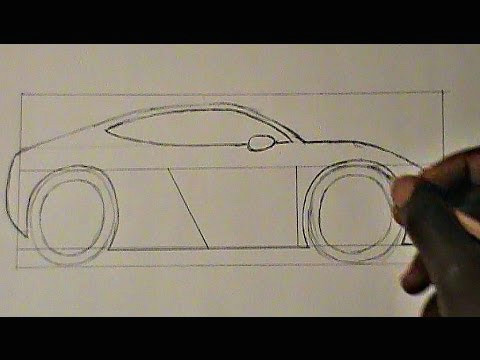 Drawing A Cat for Beginners Step by Step Drawing A Car for Beginners Youtube