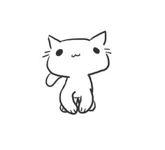 Drawing A Cat Gif 430 Best Gif S Animated Cats Images Cat Gif Pretty Cats
