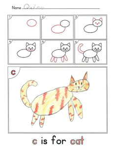 Drawing A Cat Kindergarten 144 Best Kindergarten Drawing Images Learn to Draw Easy Drawings
