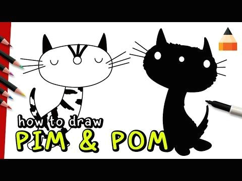 Drawing A Cat Youtube How to Draw Cats Pim Pom Youtube How to Draw Videos