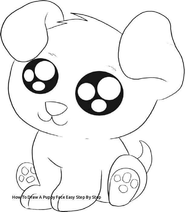 Drawing A Cute Dog Step by Step How to Draw A Puppy Face Easy Step by Step Cute Puppies Coloring