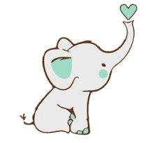 Drawing A Cute Elephant Cute Elephant Drawing Nursery Sketches In 2019 Drawings Cute