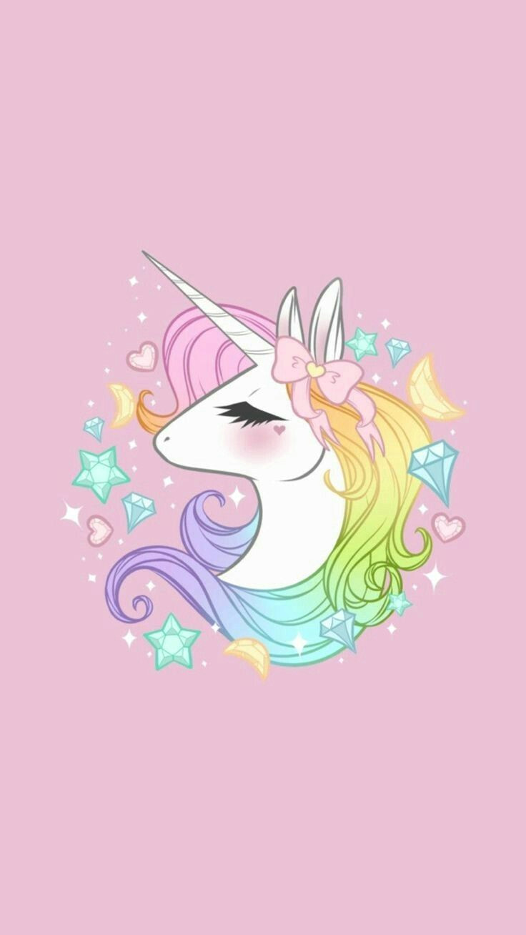 Drawing A Cute Unicorn Unicorn Phone Wallpapers In 2019 Unicorn Wallpaper Unicorn