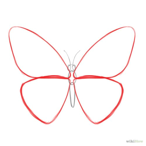 Drawing A Easy butterfly Draw A butterfly Art Techniques Pinterest Drawings Easy