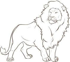 Drawing A Easy Lion How to Draw A Cartoon Lion Step by Step Drawing Tutorials for Kids