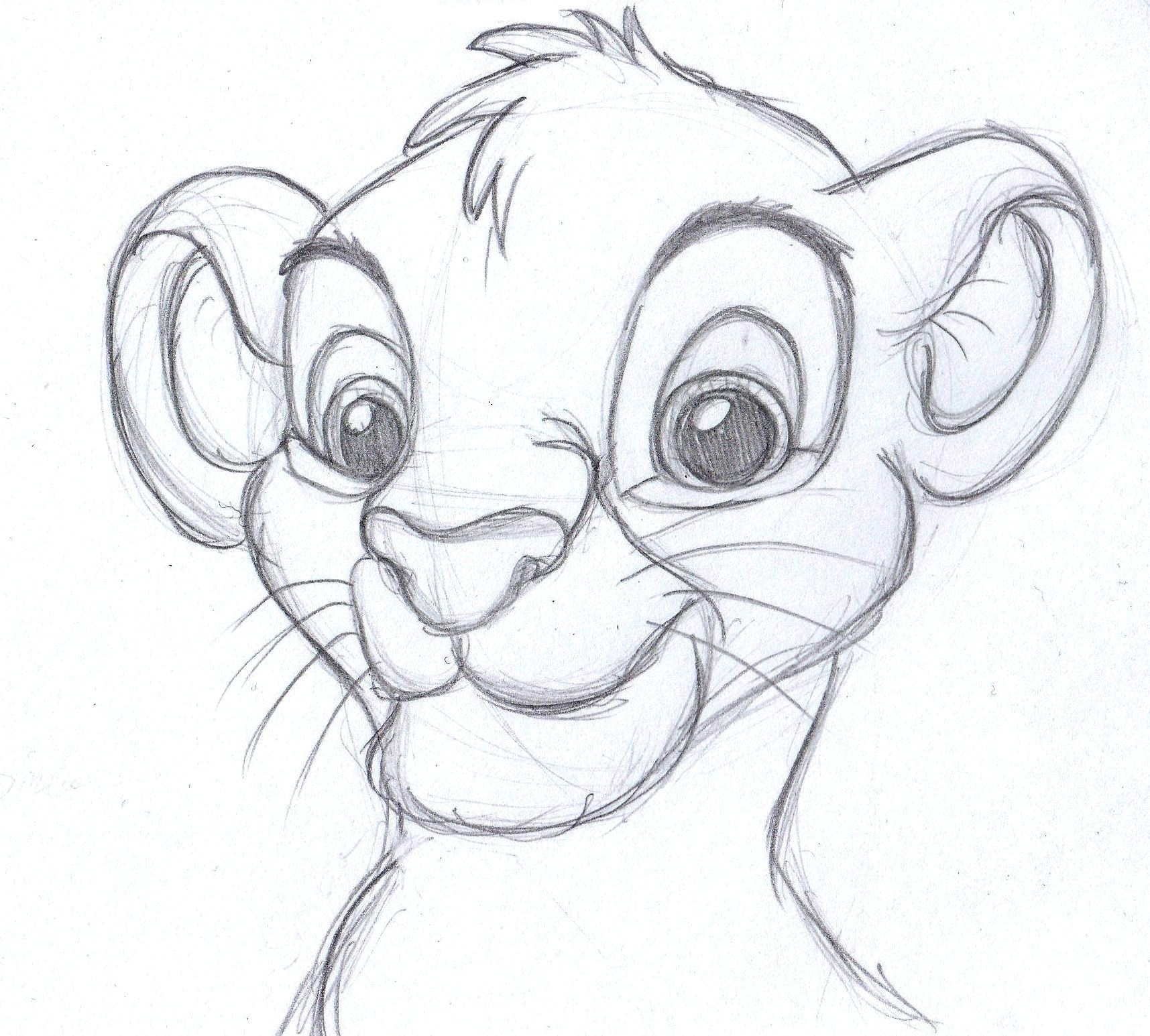 Drawing A Easy Lion the Lion King One Of My Favorite Movies Disney Animation In 2019