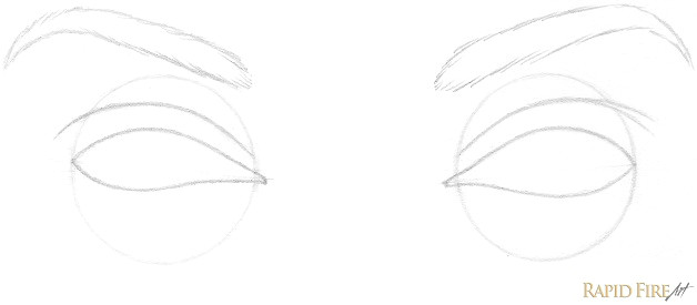 Drawing A Eye Step by Step How to Draw A Pair Of Realistic Eyes Rapidfireart