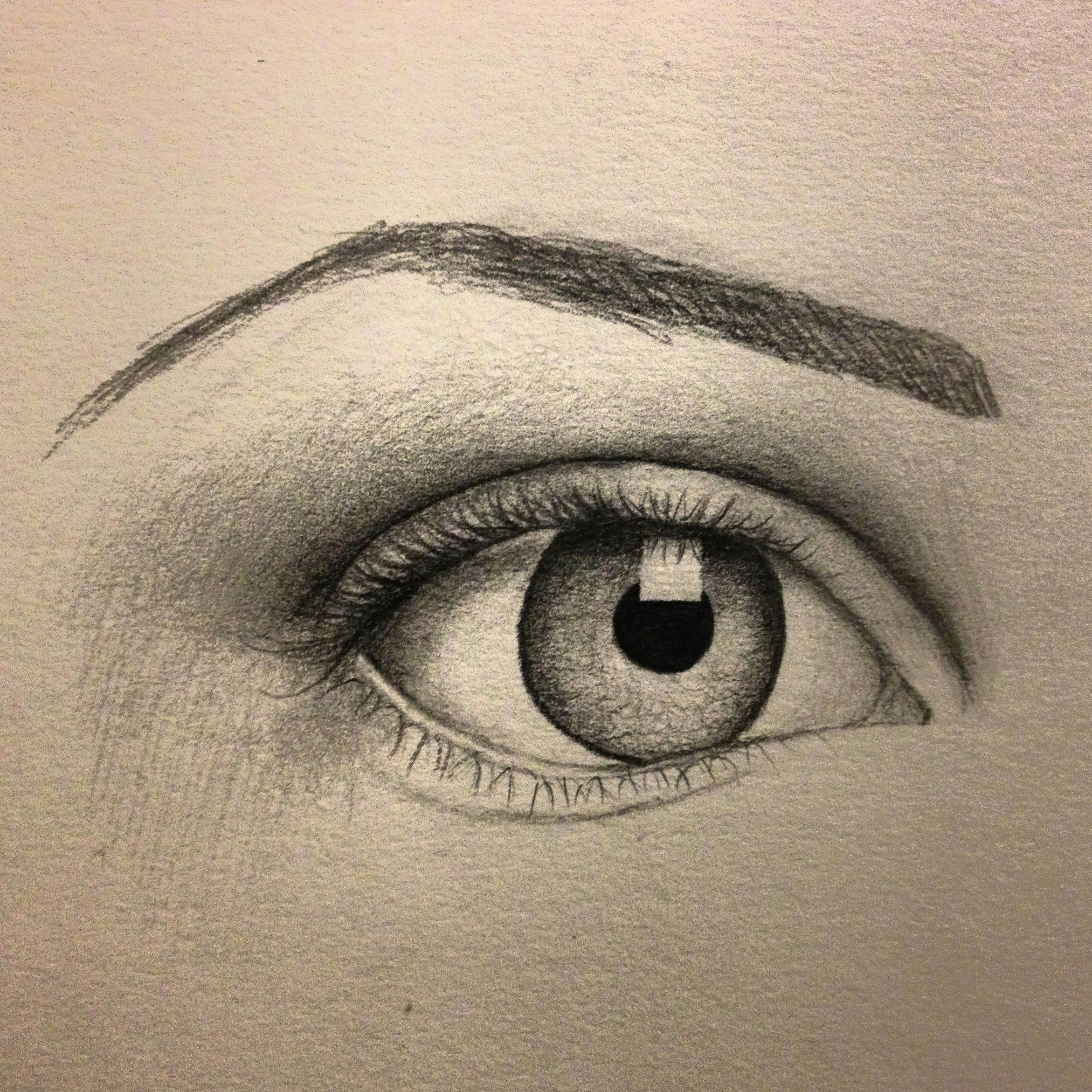 Drawing A Eye Tutorial Eye Sketch Eye Sketches Drawings Pencil Drawings Eye Sketch