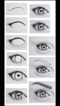 Drawing A Eyes Step Step by Step Eye Drawing My Board Drawings Art Drawings