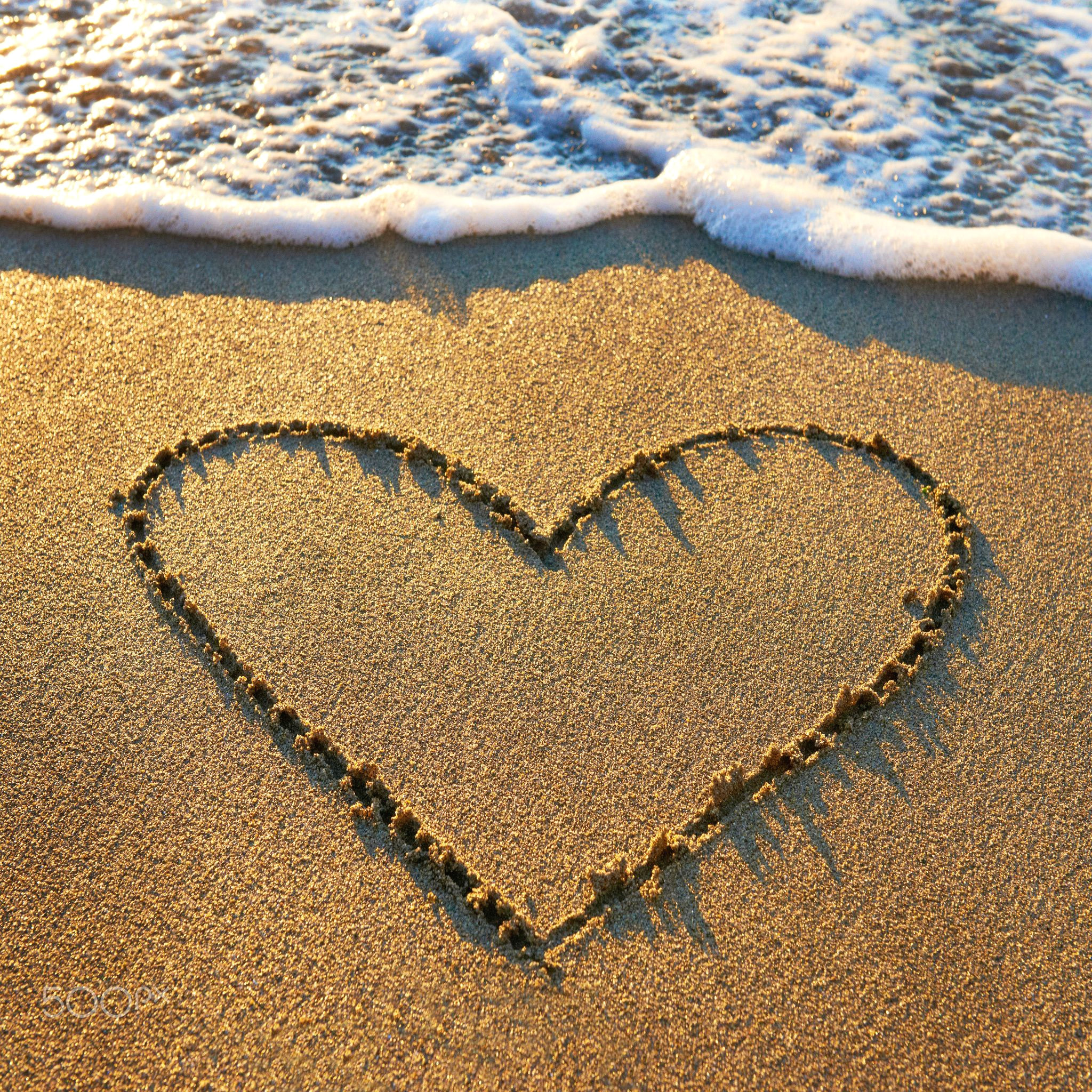 Drawing A Heart On the Sand Heart Drawn On the Beach Sand with Sea Foam and Wave Wedding Ideas