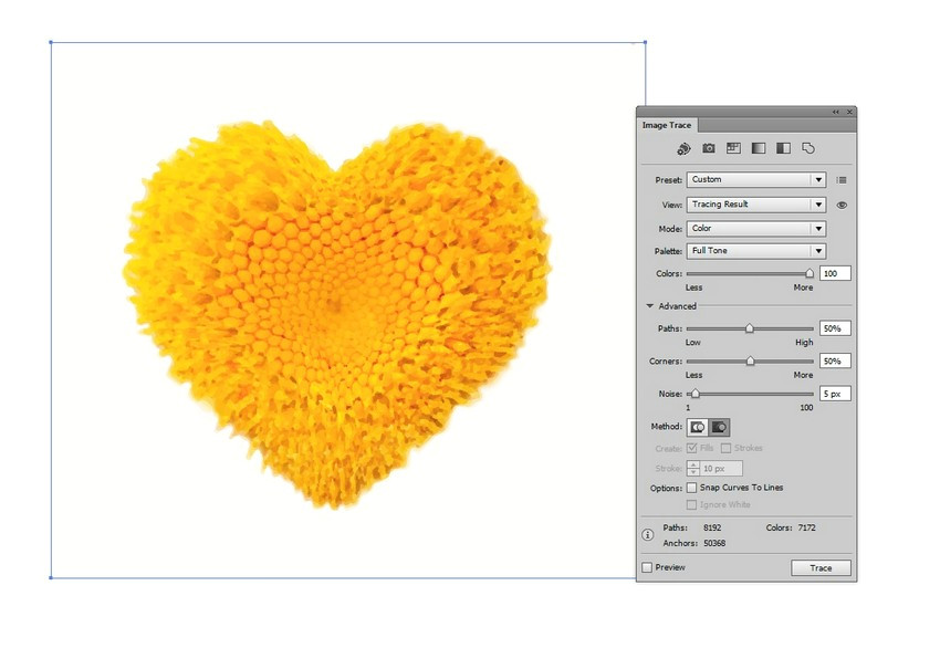 Drawing A Heart Shape In Illustrator How to Draw Heart Shaped Daisies In Adobe Illustrator