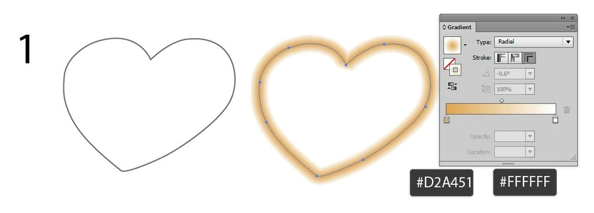 Drawing A Heart with the Pen tool In Illustrator How to Draw Heart Shaped Daisies In Adobe Illustrator