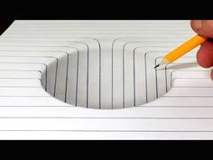 Drawing A Hole In Lined Paper 238 Best Illusion Drawings Images Drawings Painting Drawing