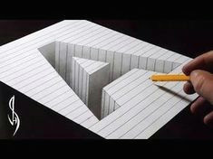 Drawing A Hole In Lined Paper 256 Best Drawing 3d Images 3d Drawings Drawing Techniques