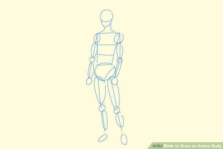 Drawing A Male Anime Body 5 Ways to Draw An Anime Body Wikihow