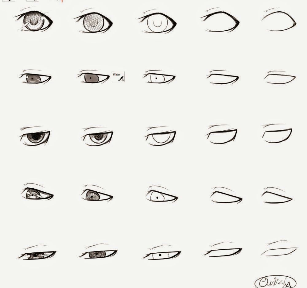 Drawing A Male Eye How to Draw Anime Male Eyes Step by Step Learn to Draw and Paint