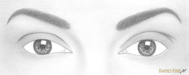 Drawing A Pair Of Eyes How to Draw A Pair Of Realistic Eyes Rapidfireart