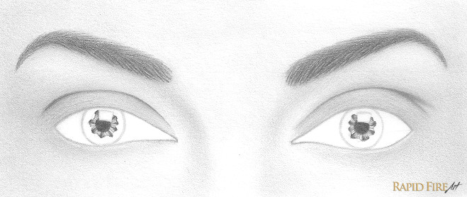 Drawing A Pair Of Eyes How to Draw A Pair Of Realistic Eyes Rapidfireart