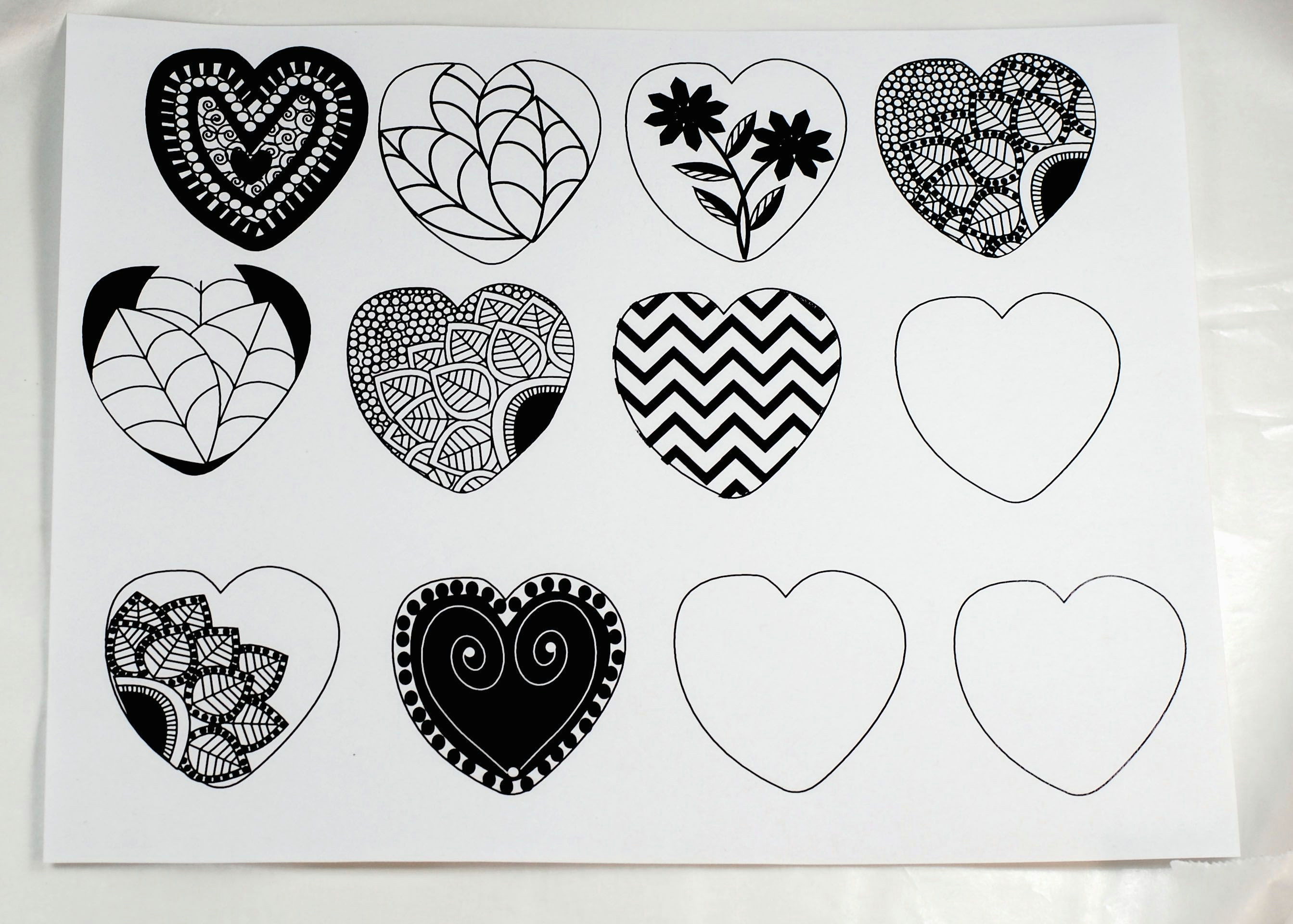 Drawing A Perfect Heart In Illustrator How to Make A Cute Paper Clay Doodled Heart