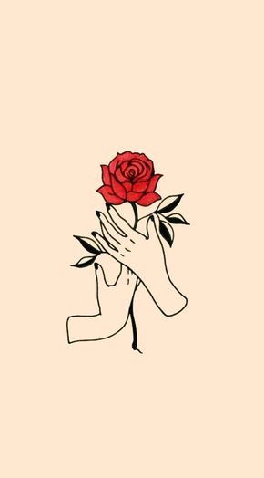 Drawing A Red Rose No Mundo Da Lua Roses Pinterest Wallpaper Tattoo and Drawings