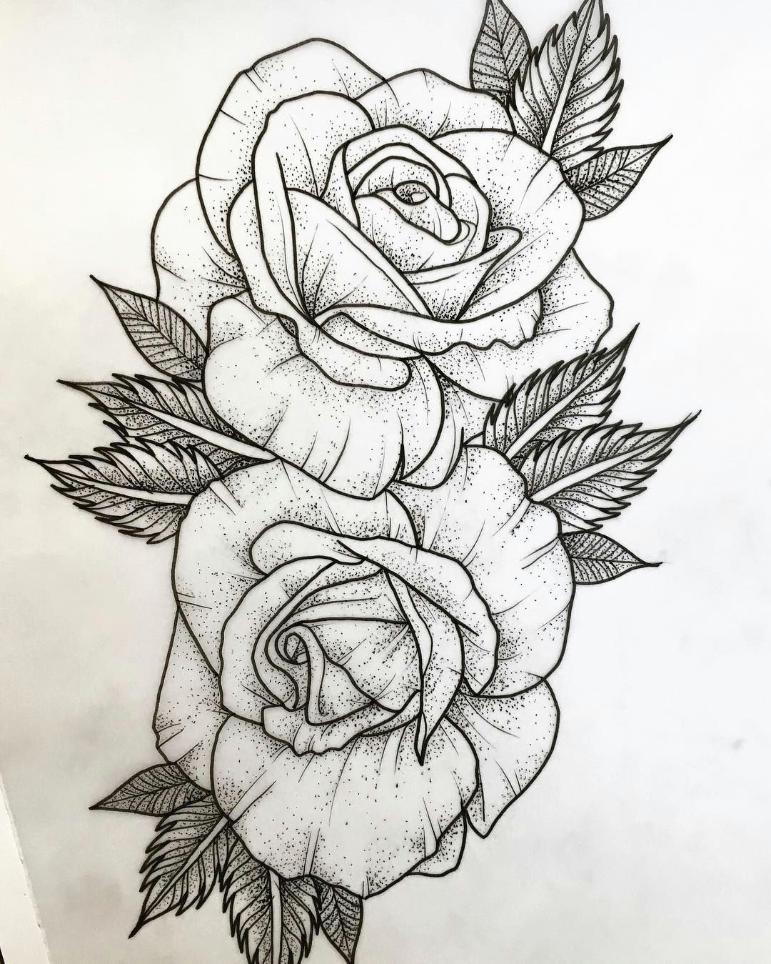 Drawing A Rose for Beginners Available Tattooapprentice Tattooapprenticeuk Dotwork