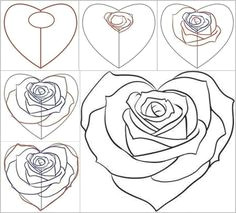 Drawing A Rose Gif 163 Best How to Draw Rose Images Drawings Drawing Flowers How to