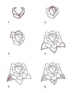 Drawing A Rose Tutorial Draw Classic Tattoo Style Rose How to In 2019 Drawings Tattoos Art