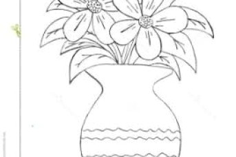 Drawing A Rose Vase How to Make A Easy Flower Vase Flowers Healthy