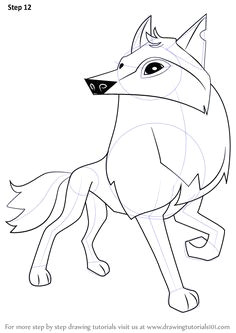 Drawing A Wolf Step by Step Learn How to Draw Arctic Wolf From Animal Jam Animal Jam Step by