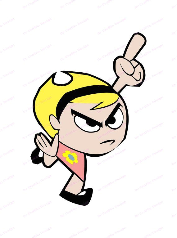 Drawing An Anime Cartoon In Coreldraw Grim Adventures Of Billy and Mandy Svg 2 Svg Dxf Cricut