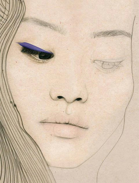 Drawing An asian Eye Elisa Mazzone Illustration Art In 2019 Pinterest