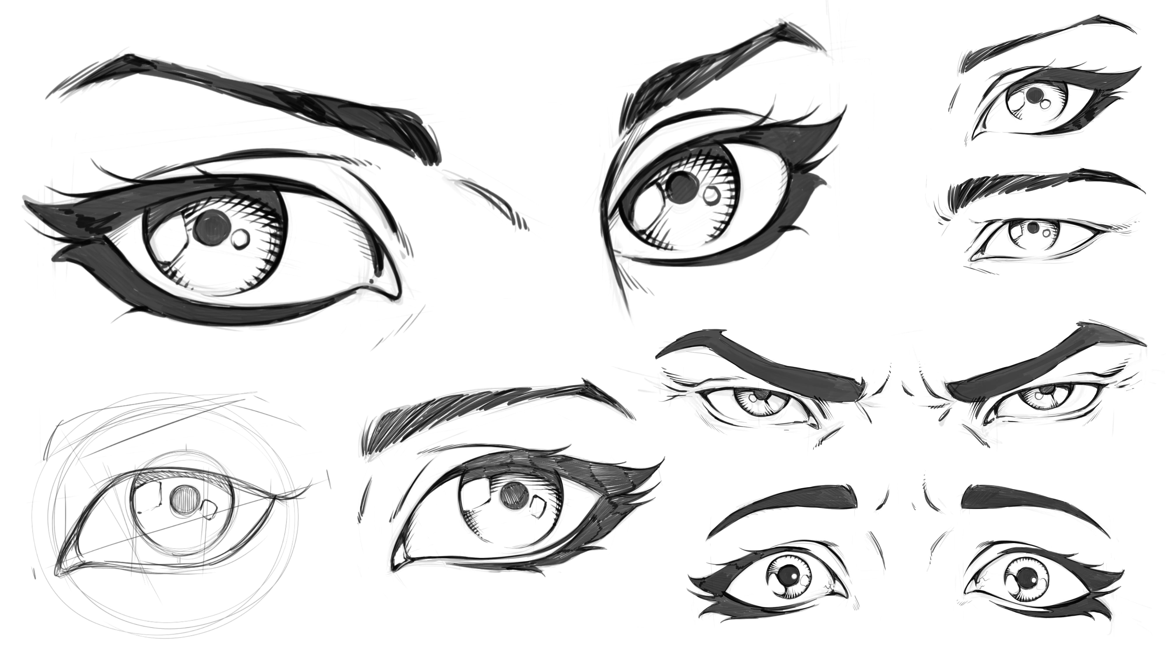Drawing An Eye Lesson Plan How to Draw Comic Style Eyes Step by Step Robert Marzullo