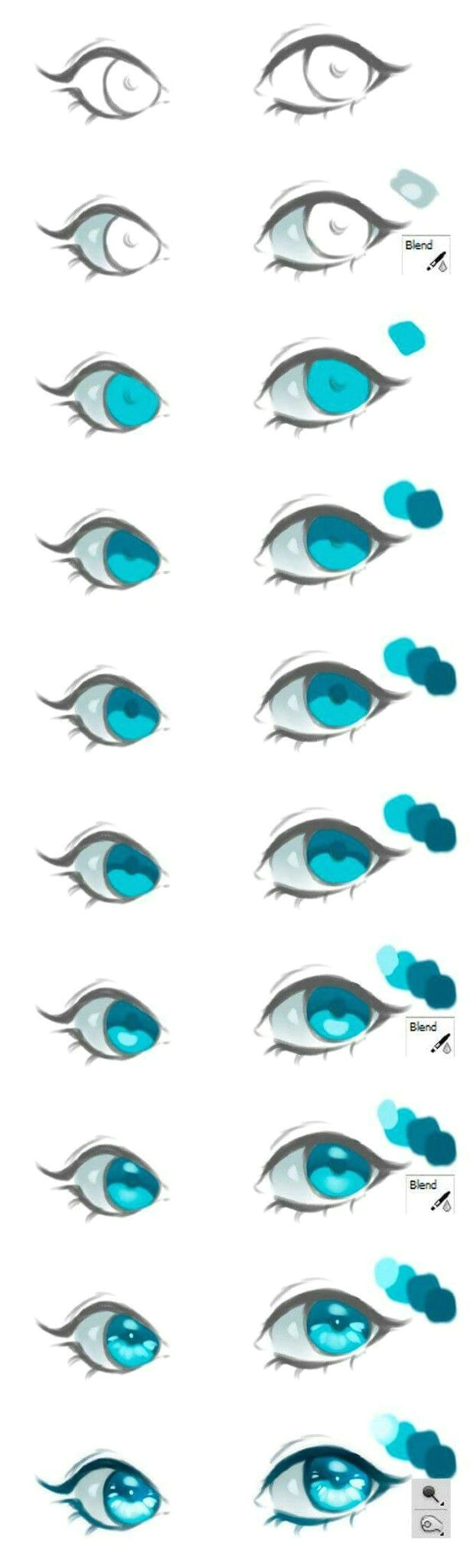 Drawing An Eye Tutorial Easy Eye Tutorial Drawing Help Drawings Art Anime Eyes