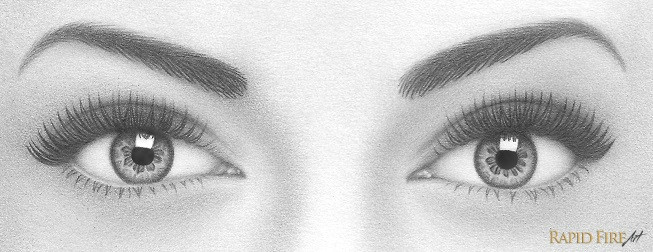 Drawing An Eye with Only One Pencil How to Draw A Pair Of Realistic Eyes Rapidfireart