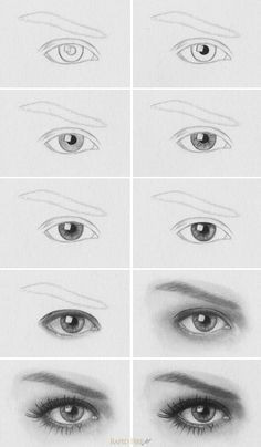 Drawing An Eye with Only One Pencil How to Draw A Realistic Eye Art Drawings Realistic Drawings