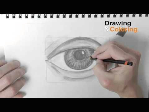 Drawing An Eye You Tube Part 3 How to Draw An Eye Step by Step Finishing Shading tone
