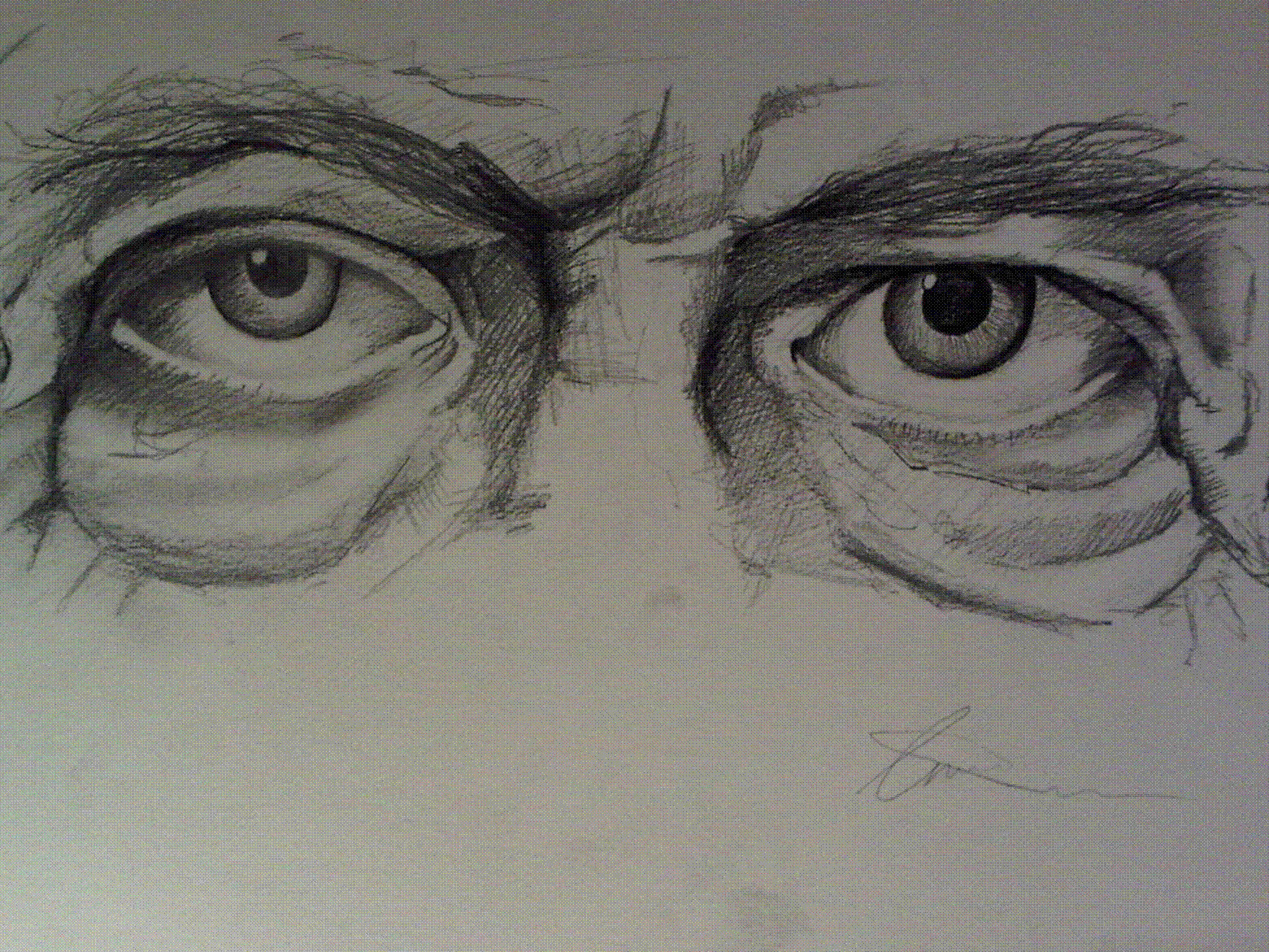 Drawing An Old Eye Intellient Eye Drawings Mirrors Reflections From My Lenses